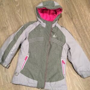 Gerry padded grey jacket with hood XS 5/6